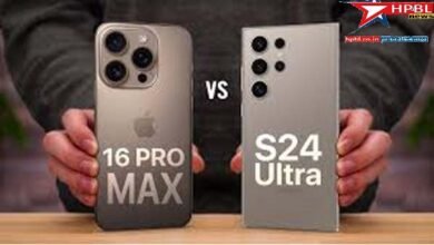 Comparing the specifications of the Samsung Galaxy S24 Ultra vs the iPhone 16 Pro Max