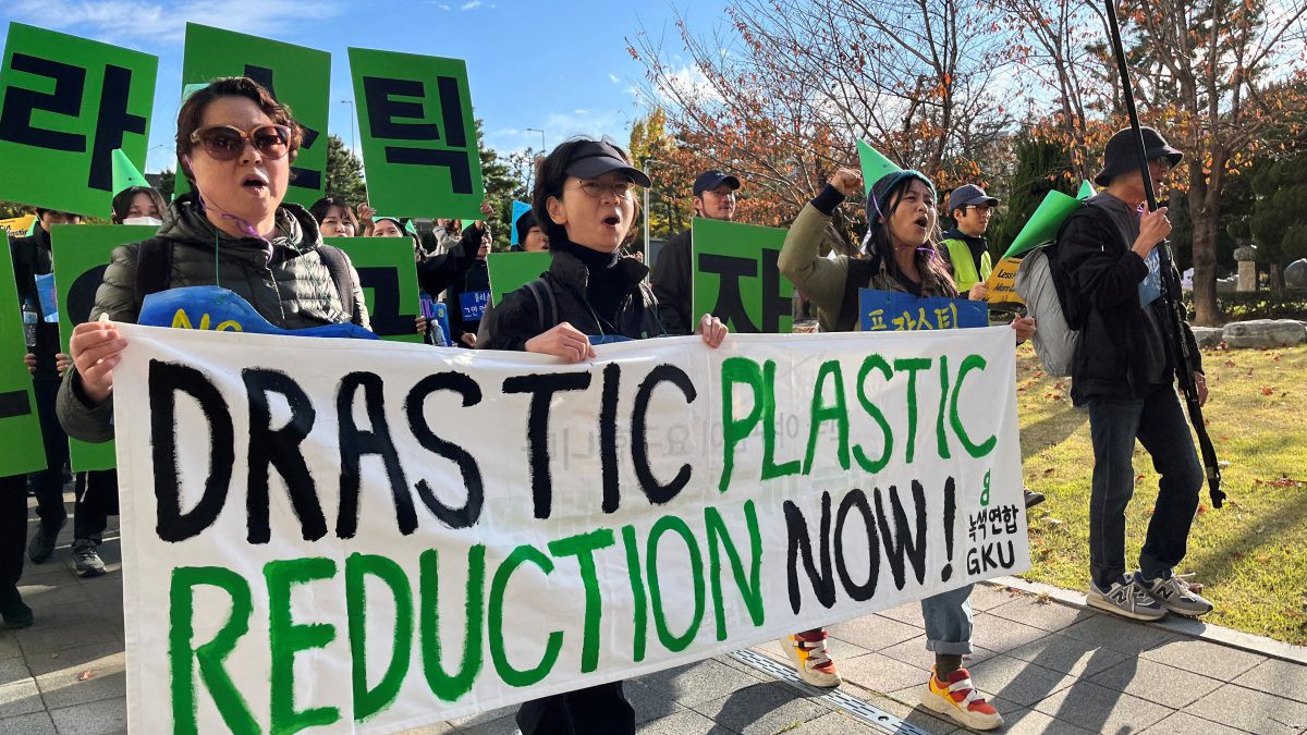 Divided over plastic: Countries wrangle over production limits at Busan summit