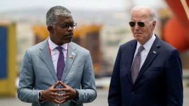 Biden in Angola's Lobito with a railway plan to counter China influence in Africa