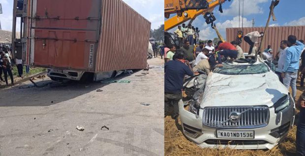 Bengaluru: 6 of a family die after container falls on luxury car