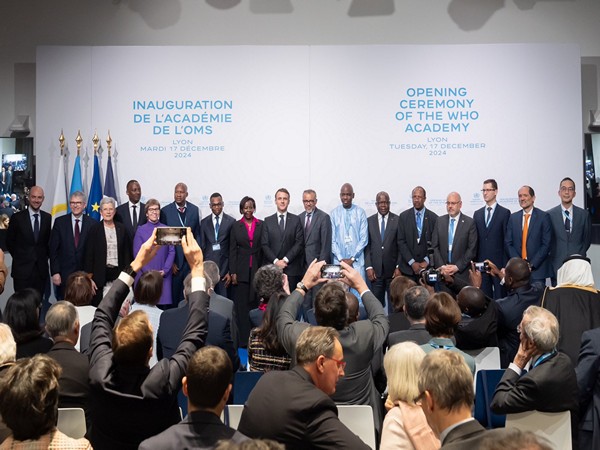 French President Macron and WHO Chief Ghebreyesus inaugurate WHO academy in Lyon to boost global health training