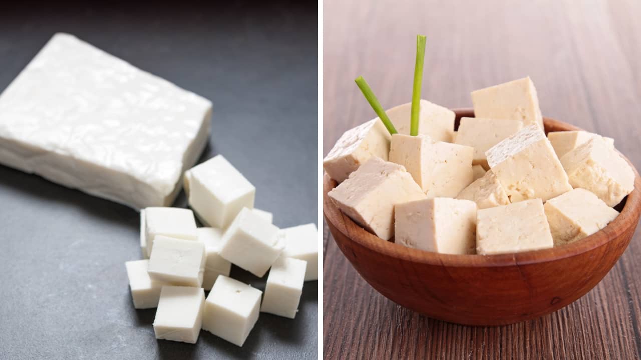 Paneer vs tofu