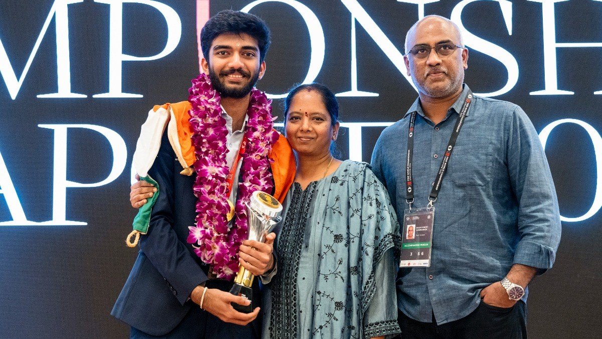 World Champion D Gukesh reveals mother's simple message that became his mantra