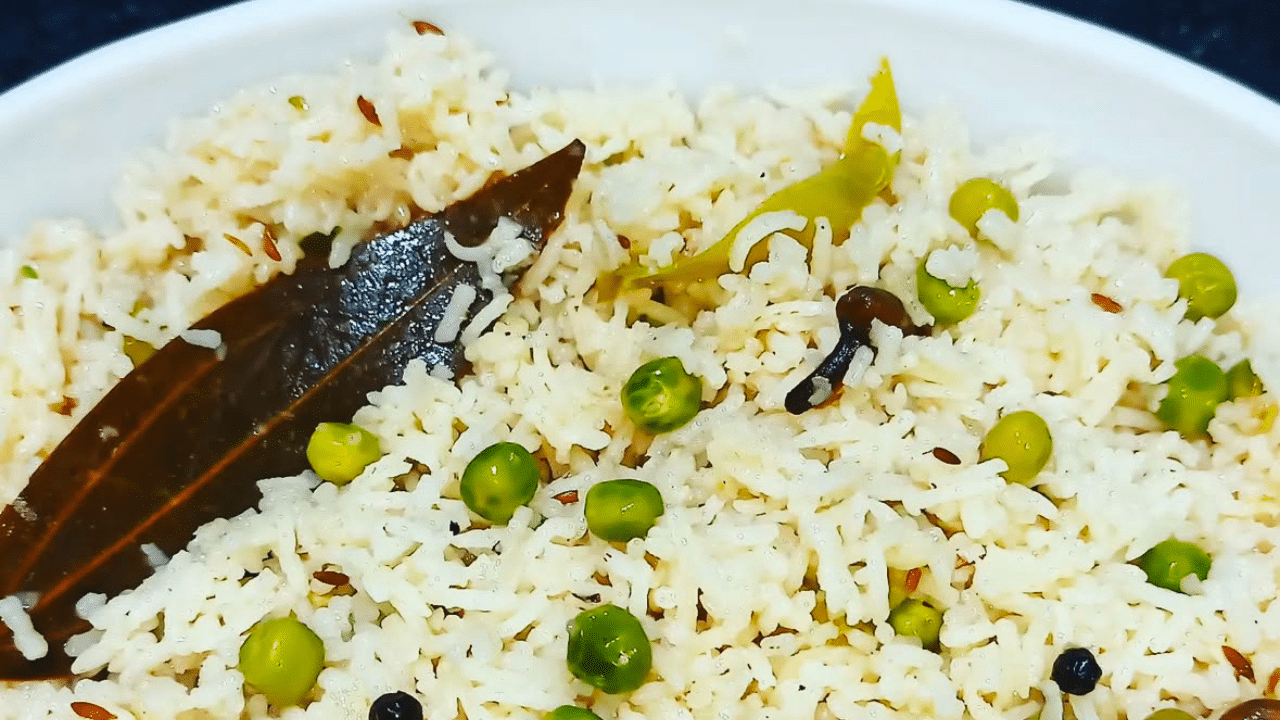 Simple Matar Pulao