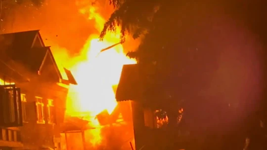 Kashmir Terror Attack: Houses of Pahalgam Butchers Blown Up, Reduced to Rubble in Tral - Video