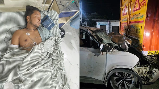 UP: Indian Idol 12 winner Pawandeep Rajan injured in an accident.. condition critical, car rams into a canter on Gajraula highway