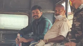 Gangstar Sujit sinha in police custody 